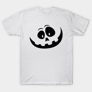 Carved Halloween Pumpkin Scary Silhouette Spooky T-Shirt